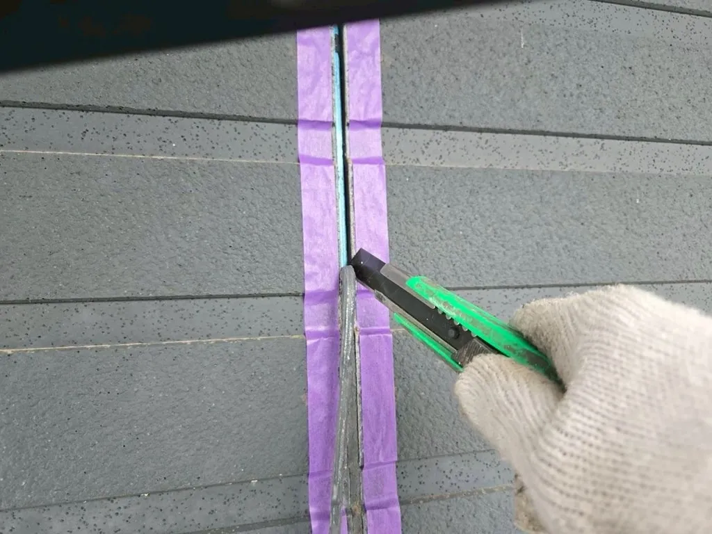 【熊本県 球磨郡 U様邸】シーリング養生・撤去